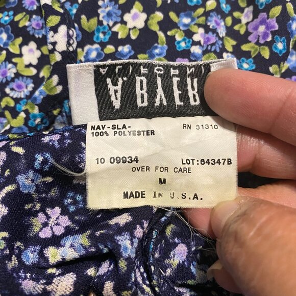 A. Byer Dress Size‎ M Floral Midi Whimsigoth Gothic Romance Dark Academia Moody - Picture 5 of 9